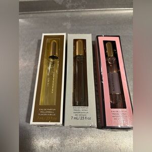 Victoria's Secret Travel Eau de Parfum Trio — Gold, Silver, Pink